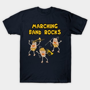 Marching Band Rocks Light T-Shirt
